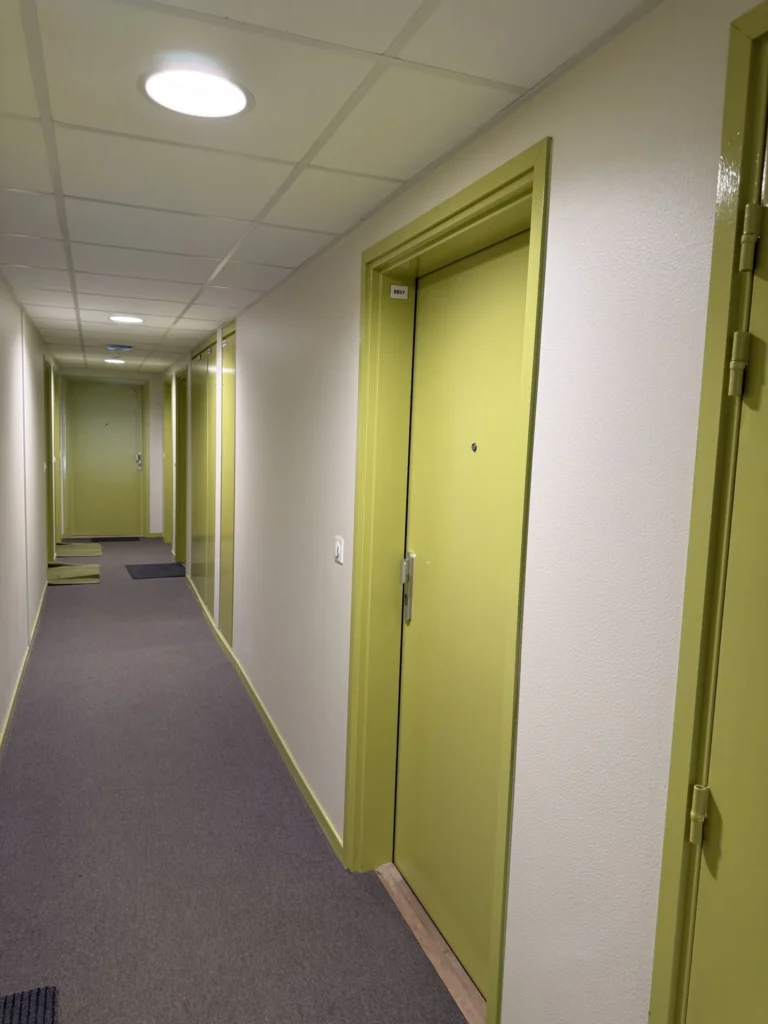 Hall immeuble en menuiserie intérieure