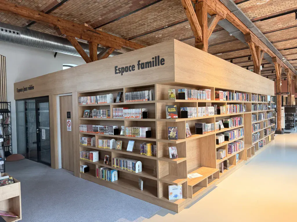 Agencement Médiathèque Montigny