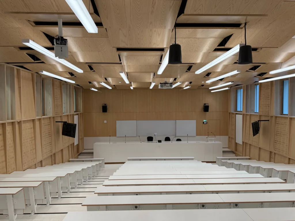 Agencement Université Lorraine - Amphi Roblot