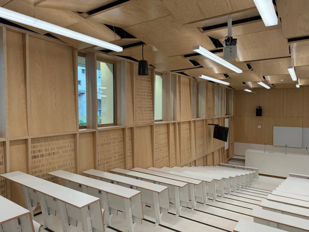 Agencement Université Lorraine - Amphi Roblot